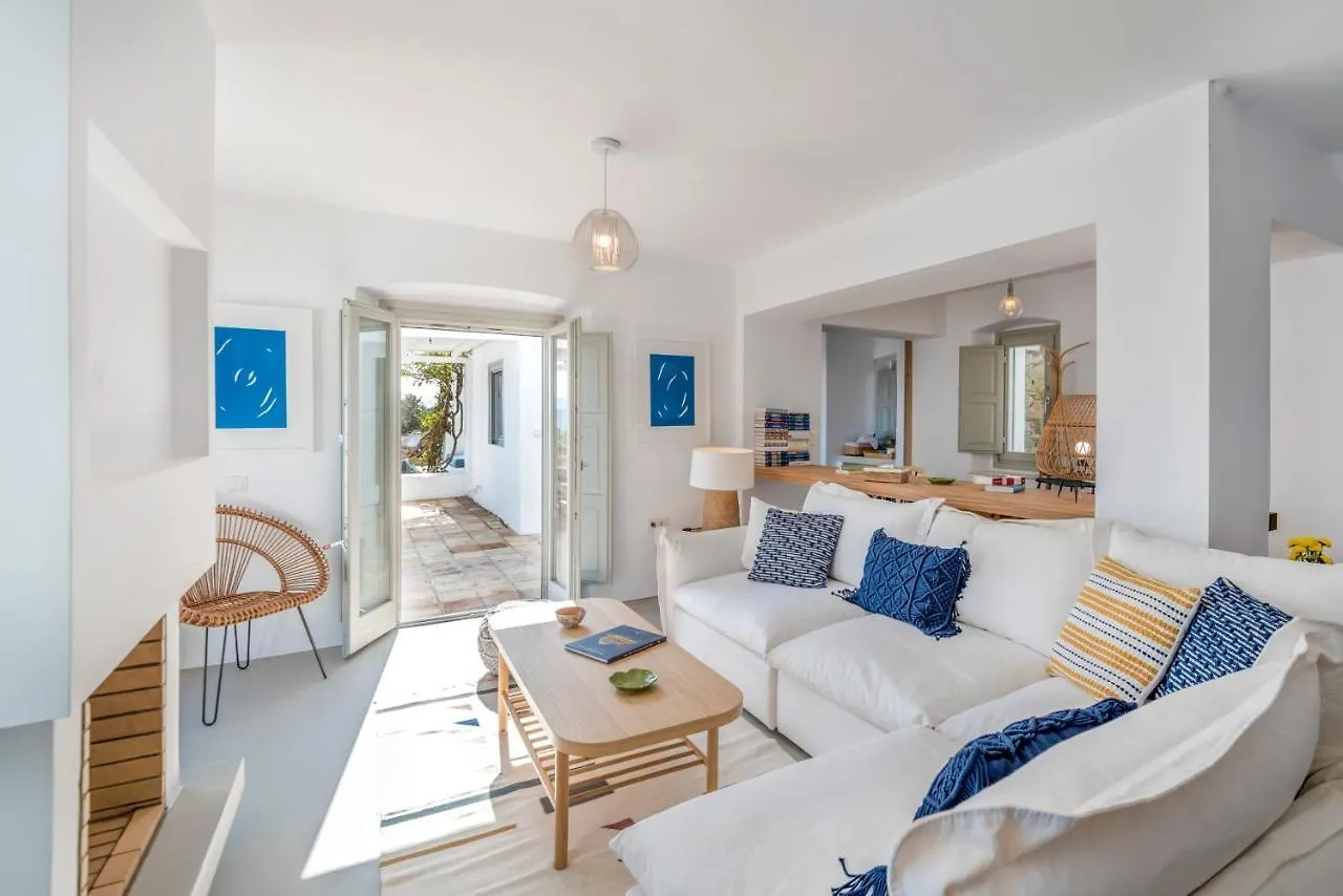 Bohemian Blue Villa - 7 Bdrm - Beach In 200M - Mg Villas Panormos